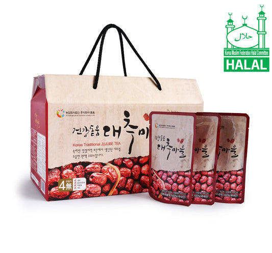 Dodum Premium Korean Jujube Juice (Red Dates Juice) Set 100ml x 30 Packs - Euryka Naturopathics